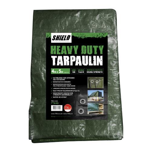 Timco Heavy Duty Tarpaulin Waterproof Ground Sheet Cover Camping Gardening