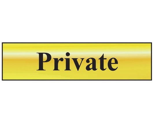 Scan SCA6012 Private - Polished Brass Effect 200 x 50mm |