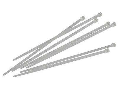 Faithfull FAICT300W Cable Ties White 4.8 x 300mm (Pack 100) |