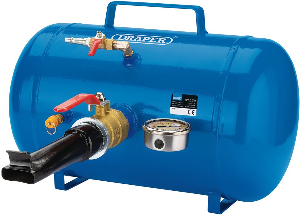 Draper TYRE BEAD SEATER - 19 LITRE 80000 Tyre Bead Seater, 19L