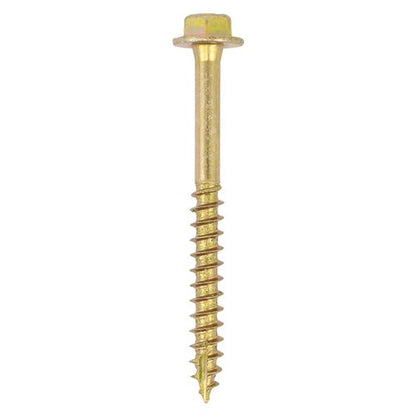 TIMCO Solo Coach Screw ZYP 6.0 x 70 Gold Pack 10
