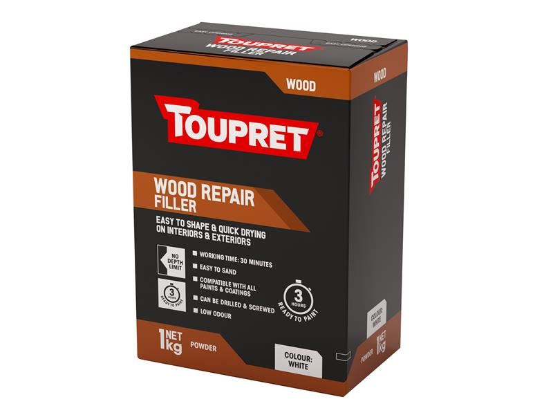 TOU Wood Repair Filler White 1kg