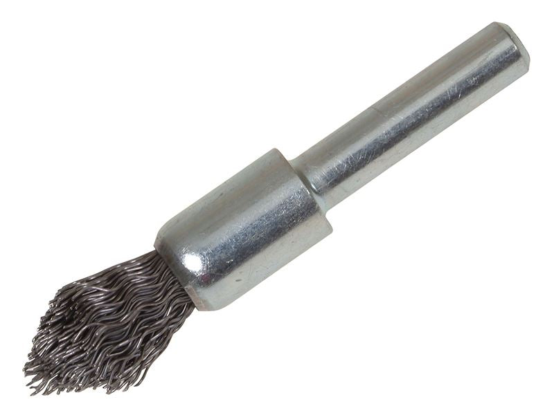 Lessmann 451.162 Pointed End Brush with Shank 12/60 x 20mm, 0.30 Steel Wire