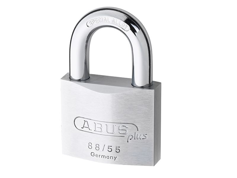 ABUS 35210 88RK/50mm Brass PLUS Cylinder Padlock Rekeyable Carded