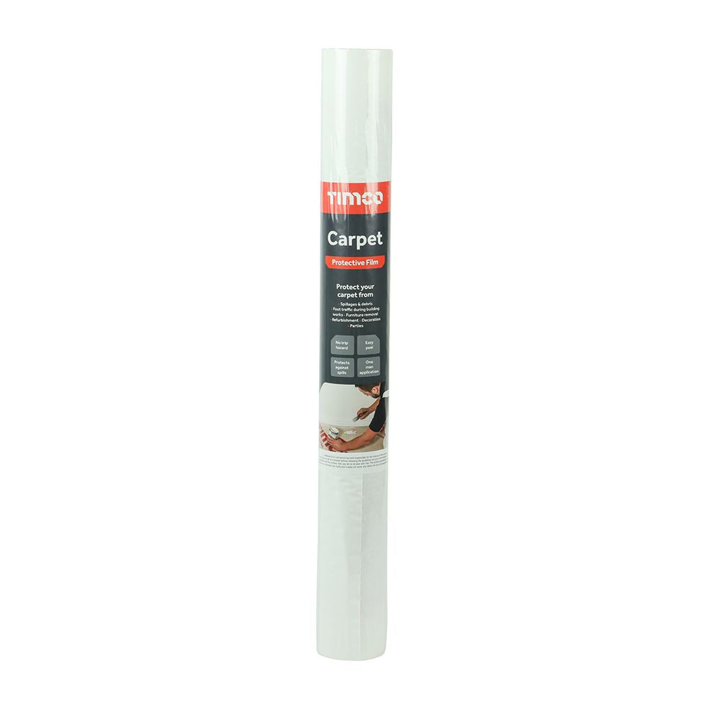 TIMCO Carpet Protective Film 25m x 0.6m Pack 1