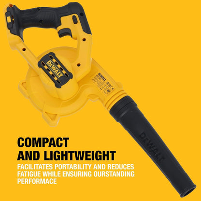 DEWALT 18V XR Compact Jobsite Blower Cordless Bare Unit DCV100-XJ