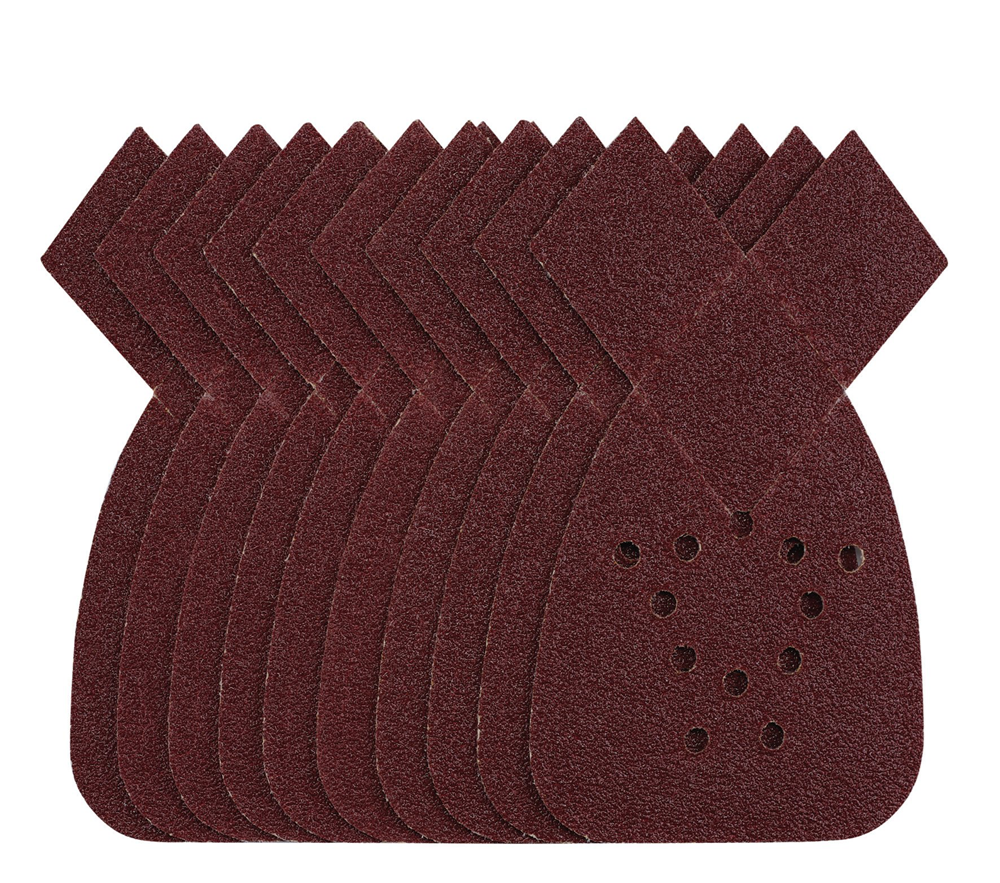 Draper DETAIL SANDING SHEET 40G 43848 43848 Detail Sanding Sheets with Hook and Loop, 140mm, SSD4 (Pack of 10)