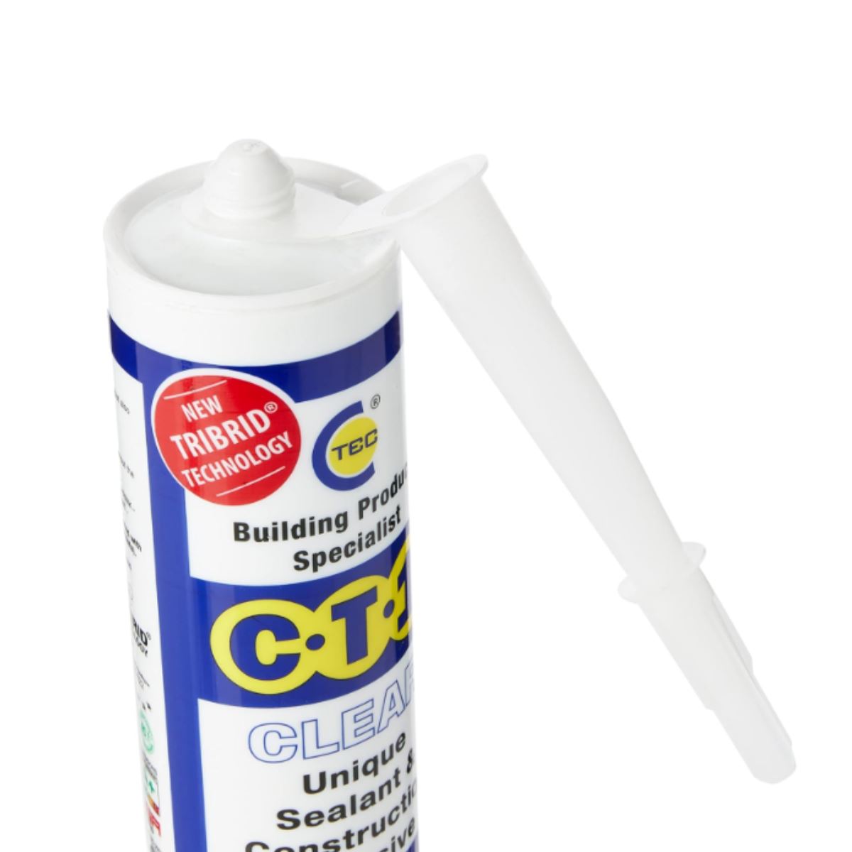 12 x CT1 Clear TRIBRID Multi-Purpose Sealant & Adhesive 290ml Flexible Odourless