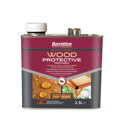 Barrettine Wood Protective Treatment Shed Fence Timber Wood Stain All Colours