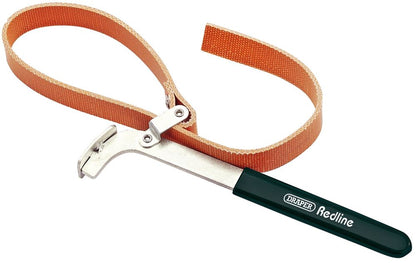 Draper OIL FILTER WRENCH 68813 Draper Redline 100mm Oil Filter Strap Wrench