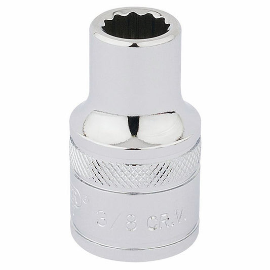 33599 Draper Expert Expert HI-TORQ 12 Point Socket, 1/2 Sq. Dr., 3/8 H-AF/B 1/2 Sockets Professional Trade DIY Workshop Garage Use