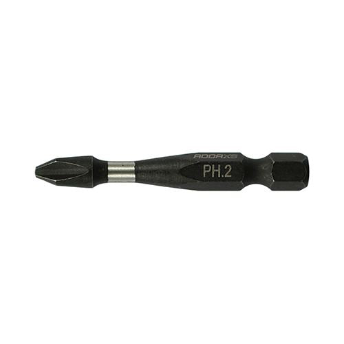 TIMCO X6 Impact Phillips Driver Bit No.2 x 50 Pack 5