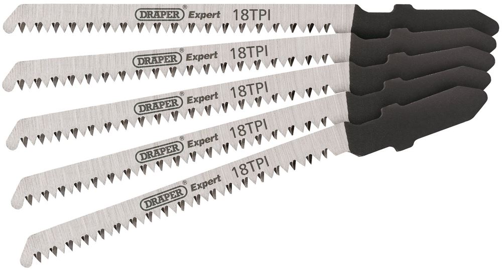 DRAPER 81721 - DT101AO 83mm Jigsaw Blade Set (5 Piece)