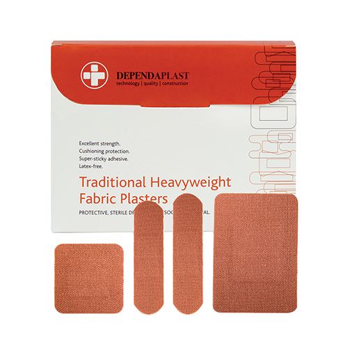 TIMCO Heavyweight Fabric Plasters Assorted Pack 100