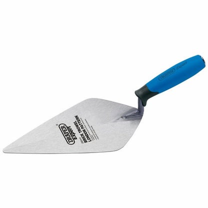 Draper S/S BRICK TROWEL 275MM 82148 Soft Grip Stainless Steel London Pattern Brick Trowel (275mm)