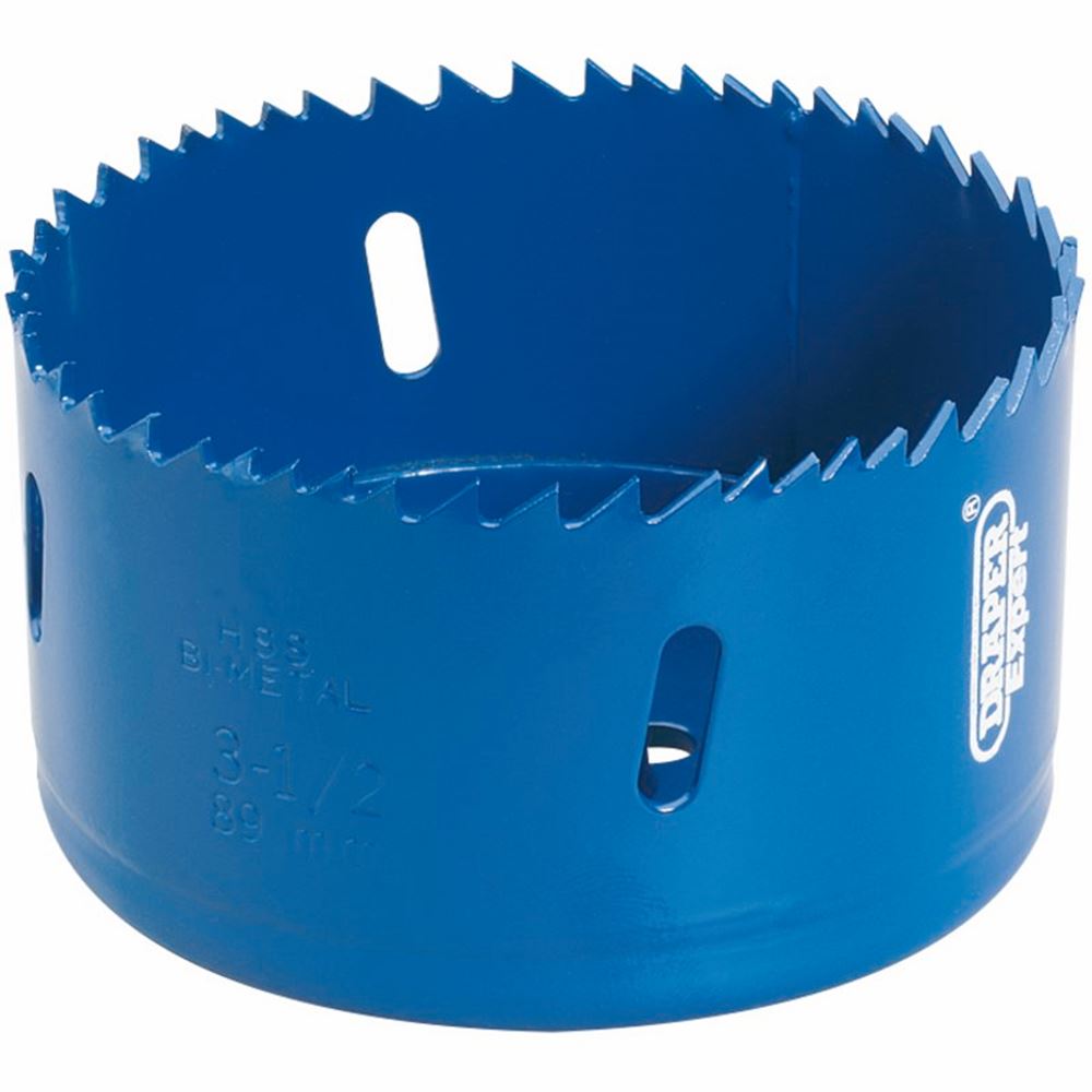 DRAPER 41090 - HSS Bi-metal Holesaw Blade, 89mm