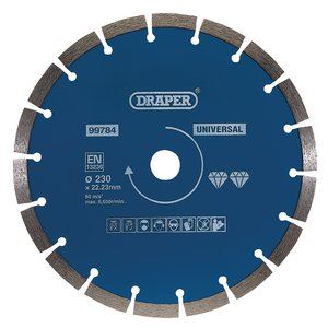DRAPER 99784 - Segmented Diamond Blade, 230mm