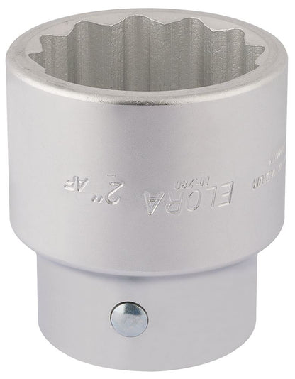 67335 Elora Elora Bi-Hexagon Socket, 2 , 1 Sq. Dr. 780A-2 1 Sockets Professional Trade DIY Workshop Garage Use