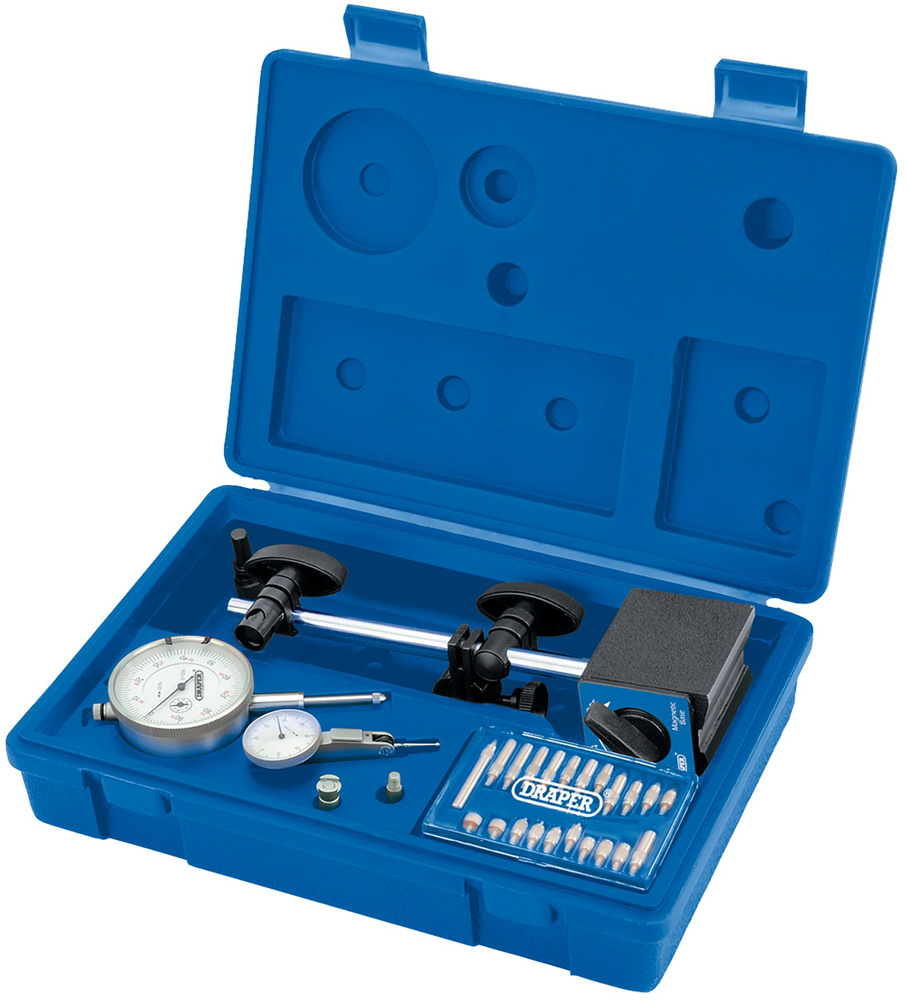 Draper METRIC DIAL GAUGE SET 46609 Metric Dial Test Indicator Kit