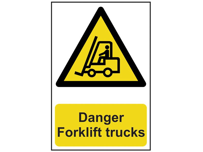 Scan SCA0954 Danger Forklift Trucks - PVC 200 x 300mm |