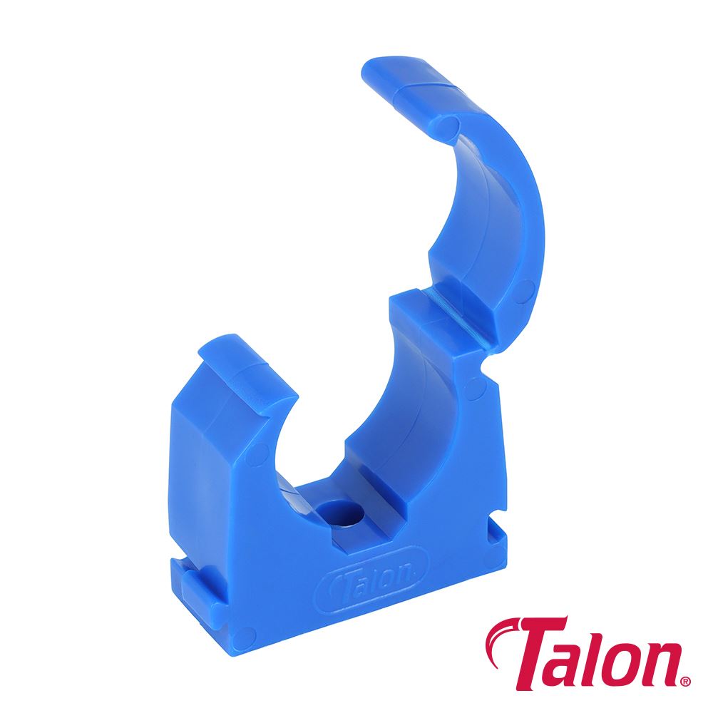TIMCO Single Hinged ID Clip - Blue 22mm Blue Pack 20