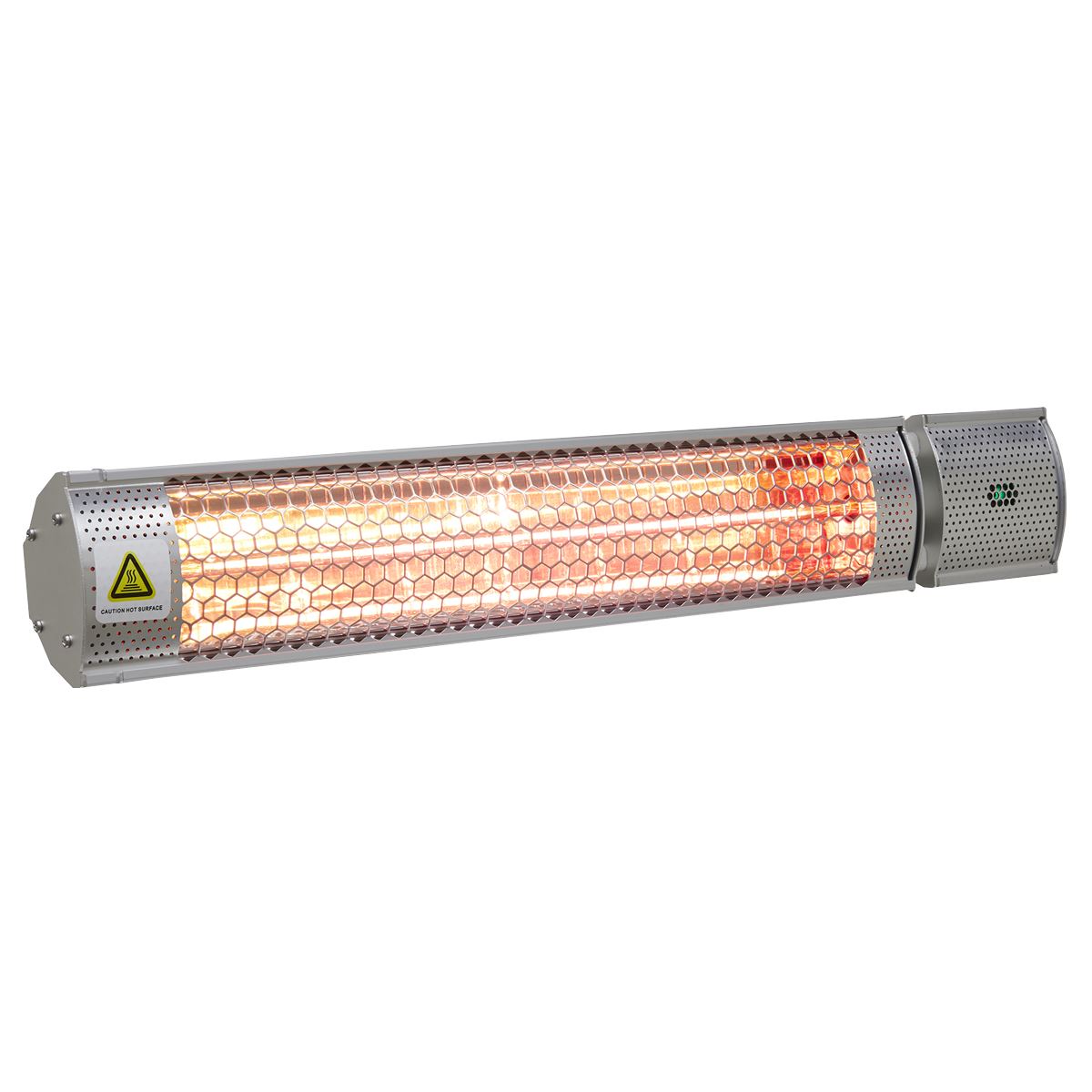 Sealey IWMH2000R High Efficiency Wall Mounting Infrared Short Wave Heater 2000W | 1000/2000W, 230V, Remote Control, Tip-Over Switch
