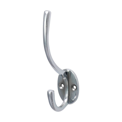 TIMCO Hat & Coat Hook Pol. Chrome 125 x 32mm Pack 1