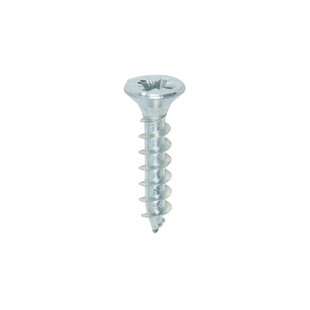 TIMCO Solo Woodscrew PZ2 CSK Zinc 4.0 x 20 Silver Pack 200