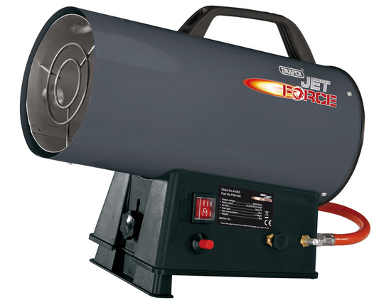 Draper PROPANE HEATER 10KW/34KBTU 47063 47063 Jet Force Propane Space Heater, 34,000 BTU/10 kW