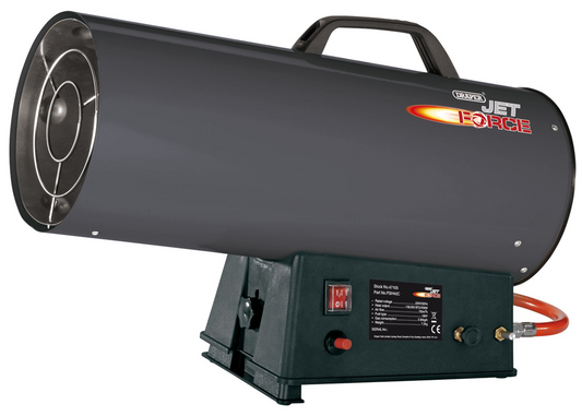 Draper PROPANE HEATER 40KW/136KBTU 47105 Jet Force, Propane Space Heater - (136,000 BTU/40kW)