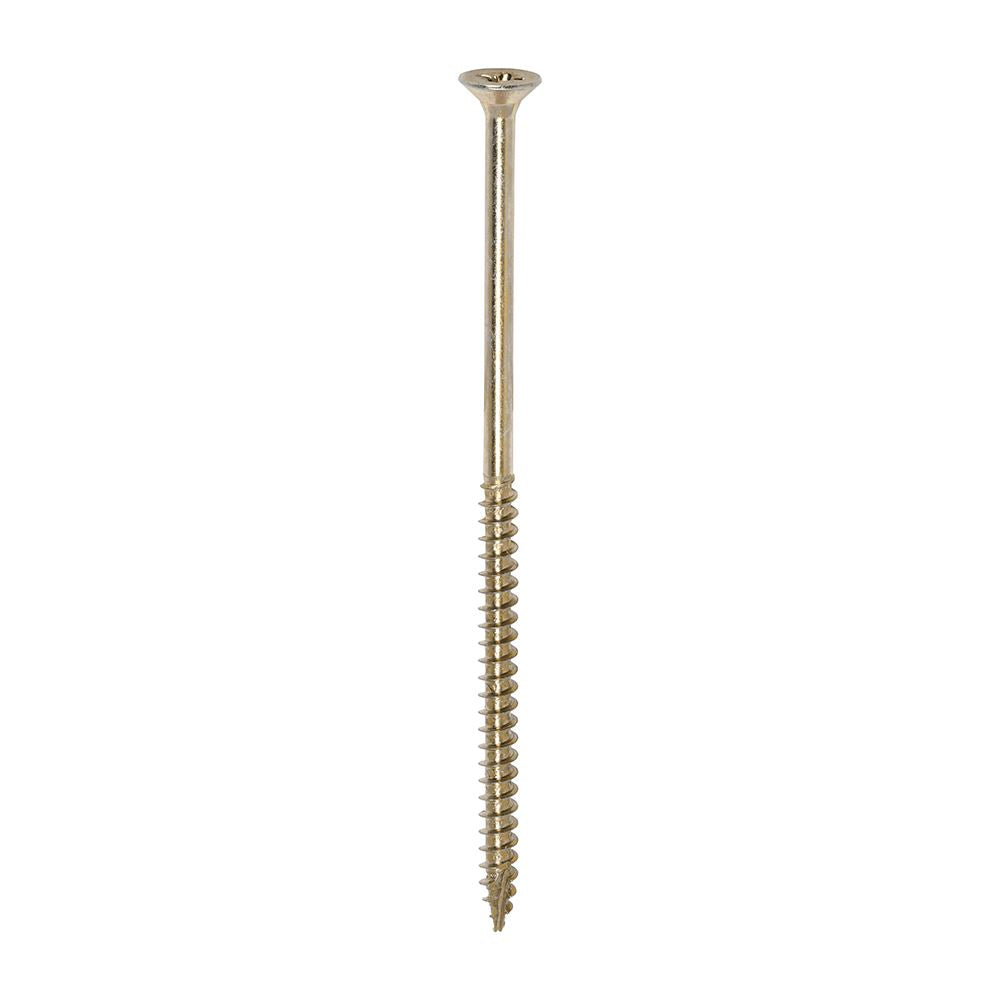 TIMCO Classic Screw PZ3 CSK ZYP 6.0 x 130 Gold Pack 100