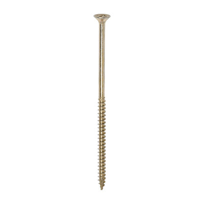 TIMCO Classic Screw PZ3 CSK ZYP 6.0 x 130 Gold Pack 100
