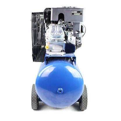 Hyundai HY70100P Petrol Air Compressor 7hp 10.7CFM 145psi 90 Litre Workshop Compressor Garage Air Compressor Workshop Garage Pneumatic Tools