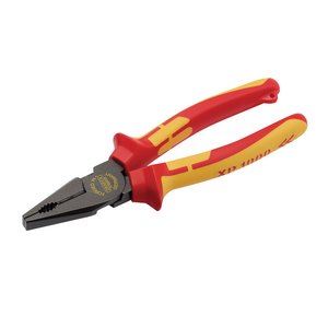 Draper 200MM H/L COMBI PLIER(TETHERED 99064 99064 VDE Hi-Leverage Combination Pliers, 200mm, Tethered