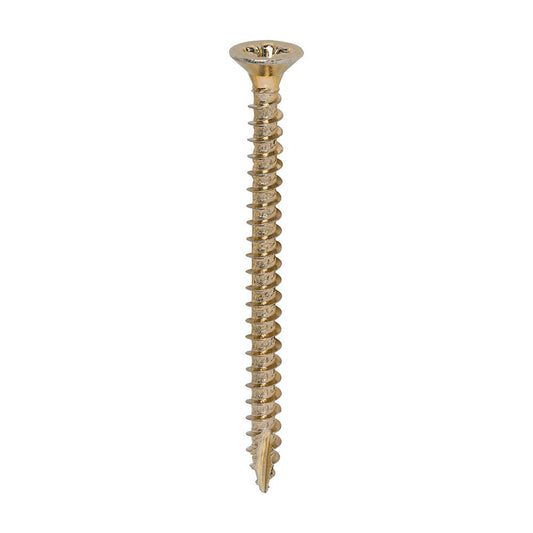 TIMCO Classic Screw PZ2 CSK ZYP 3.5 x 45 Gold Pack 200