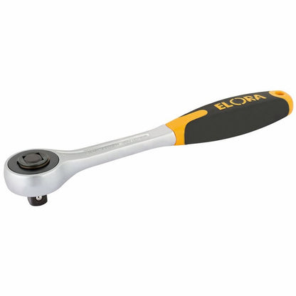 Draper PUSHTHRU RATCHET 1/2DRIVE 25408 1/2" Sq. Dr. Push Through Soft Grip Ratchet