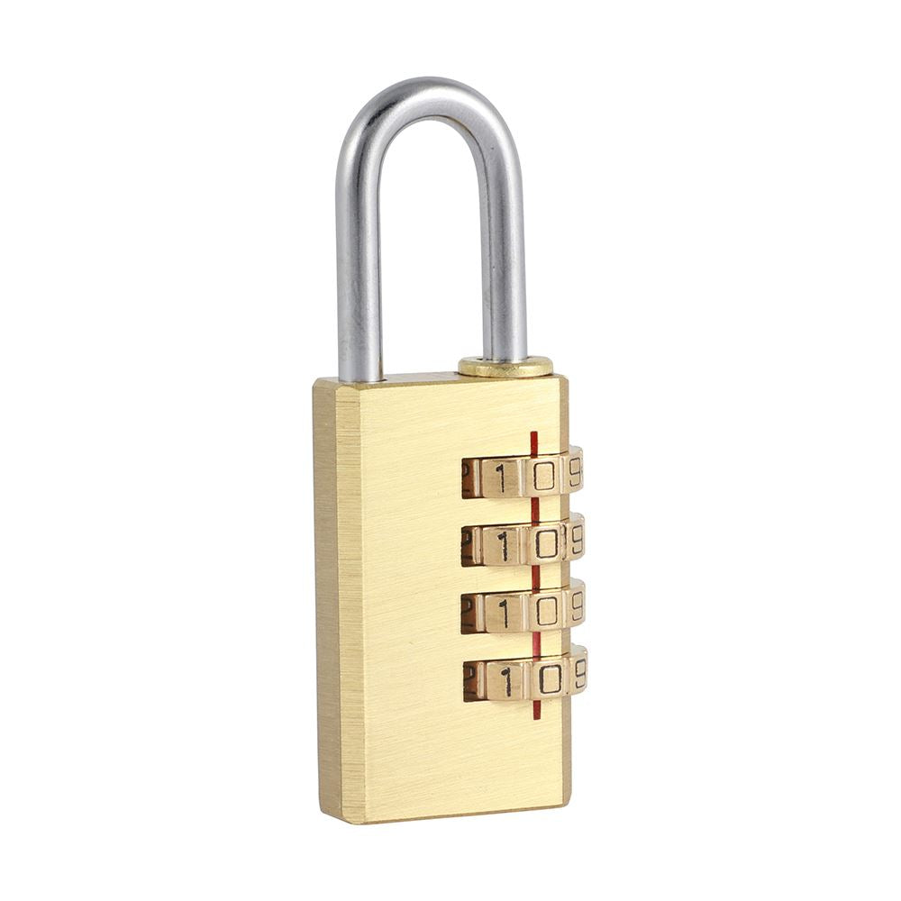 TIMCO Brass Combination Padlock 28mm Pack 1
