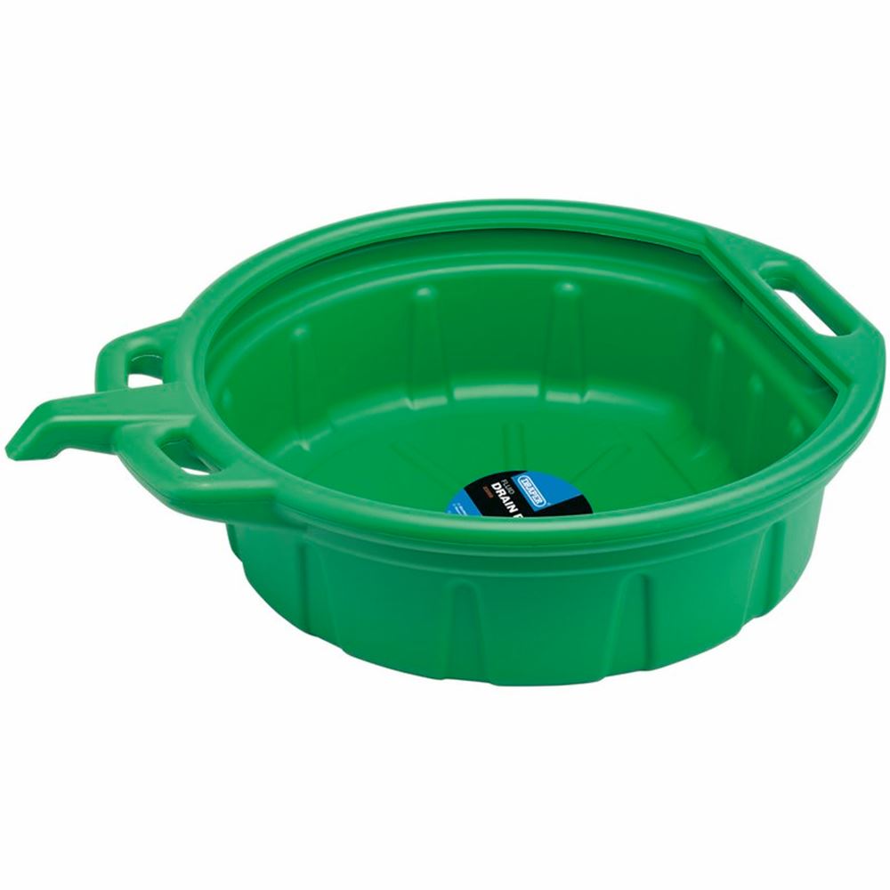Draper 16 LITRE FLUID DRAIN PAN/GREEN 23259 Fluid Drain Pan, 16L