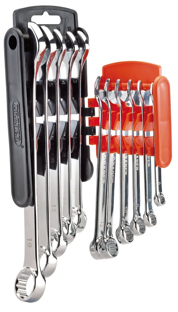 Draper 11PC.COMB SPANNER SET ORANGE 66093 Hi-TorqÂ® Metric Combination Spanner Set (11 Piece)