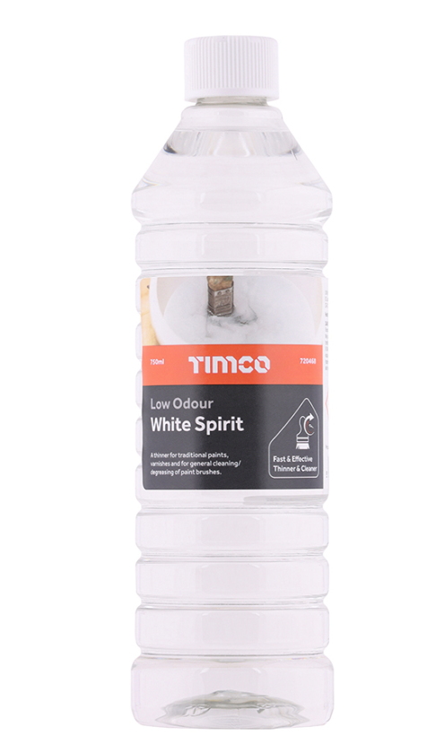 TIMCO Low Odour White Spirit 750ml 2L Paint Cleaner Degreaser Solvent