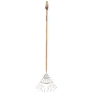 Draper STAINLESS LAWN RAKE 99020 Draper Heritage Stainless Steel Lawn Rake with Ash Handle