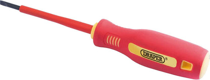 Draper 100X3MM VDE P/SL S/G.S/D(PKD) 46516 46516 VDE Approved Fully Insulated Soft Grip Plain Slot Screwdrivers (display packed)