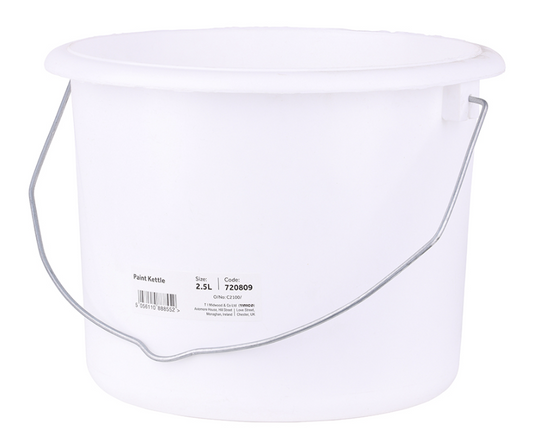 Timco Paint Kettle 2.5L Durable Plastic Paint Mixing Pot DIY Trade