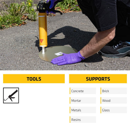 Sika Sikaflex EBT+ Multi-Purpose Adhesive, Sealant and Gap Filler – All Colours and Pack Sizes for Building, Repairs and Maintenance
