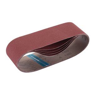 Draper 75X533MM SANDING BELT 180G 9243 09243 Cloth Sanding Belt, 75 x 533mm (Pack of 5)