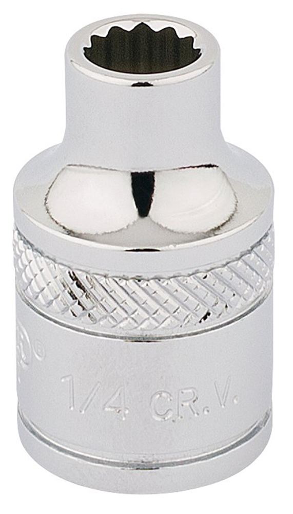 Draper 1/4 12PT.HI-TORQ SOCKET-3/8SD 49015 3/8" Sq. Dr. Imperial Sockets (Polished Chrome)