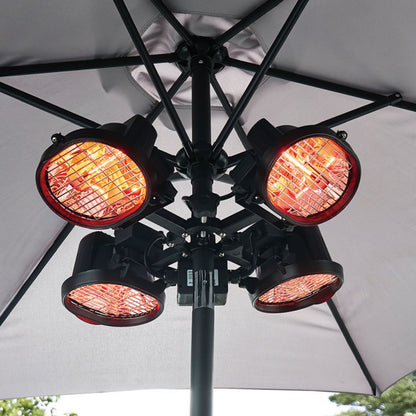 Dellonda DG178 1800W Folding Parasol/Gazebo Infrared Heater | 230V - 50Hz | This outdoor infrared heater is the perfect companion for your parasol or