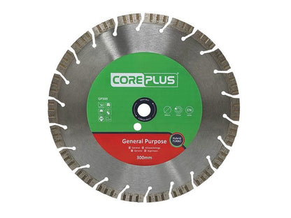 CorePlus CORDBGP300 GP300 General-Purpose Hybrid Turbo Diamond Blade 300mm