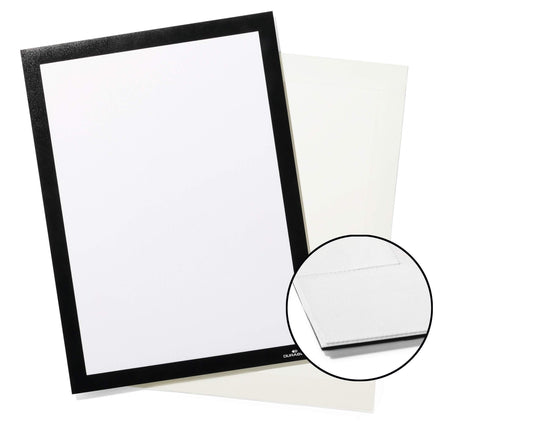 Durable DURAFRAME GRIP Fabric Adhesive Magnetic Signage Frame | A4
