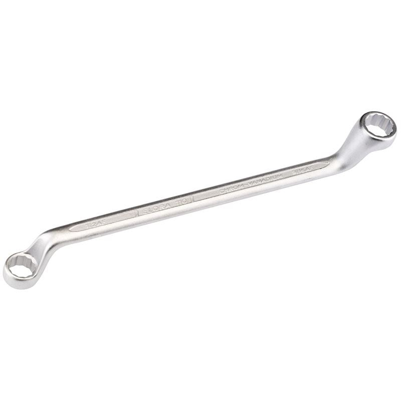 05872 Elora Elora Deep Crank Imperial Ring Spanner, 1.1/16 x 1.1/8 110-1.1/16x1.18 Spanner/Wrench Ring Spanners Professional Trade DIY Workshop Gara